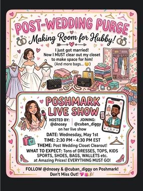 - Post-Wedding Purge Event Poster (Pink)